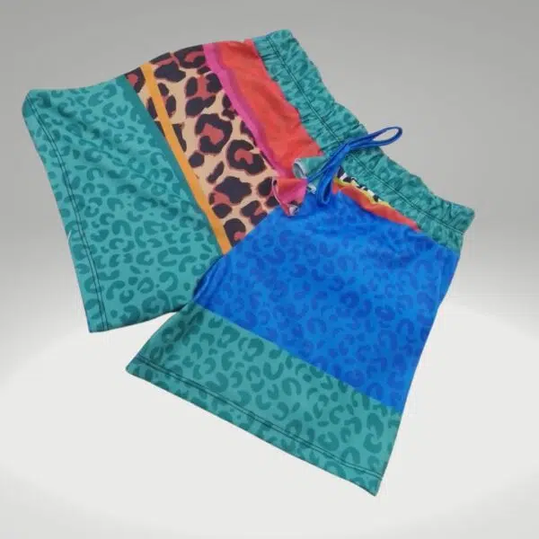 Short estampa Animal Print Azul - Image 2