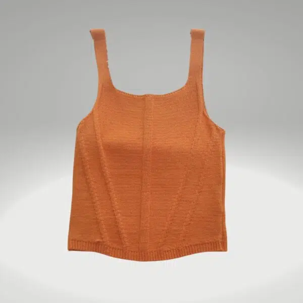 Blusa tricot de alça