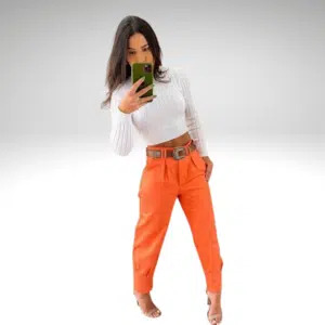 Calça alfaiataria skinny