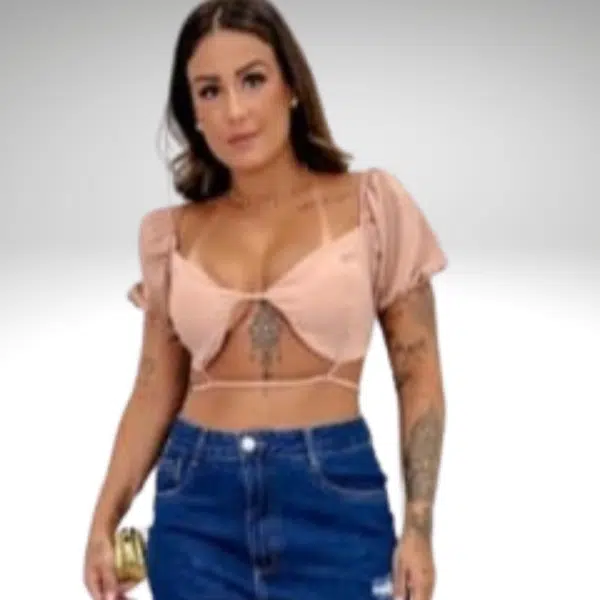 Cropped Top Butterfly - Image 3