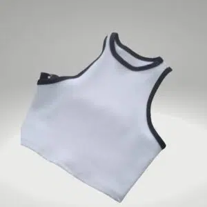 Cropped midi bicolor