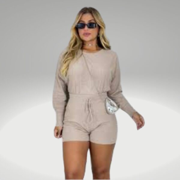 Conjunto tricot modal